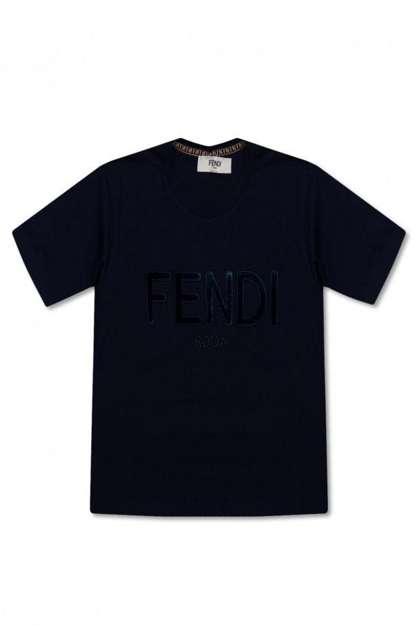 Fendi box cheap logo t shirt